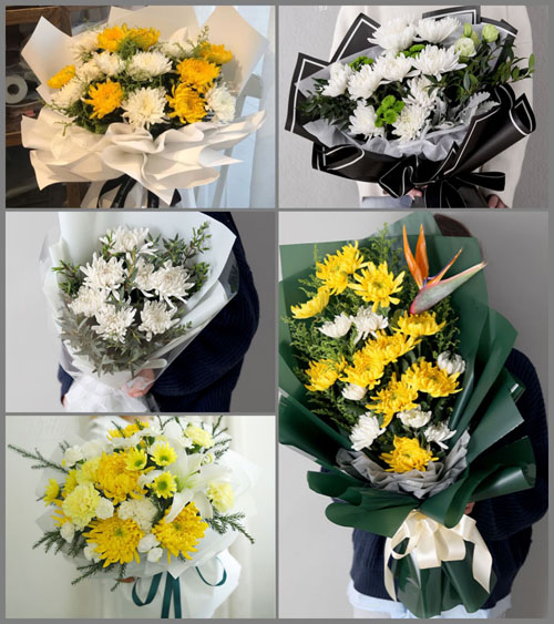 湖南株洲醴陵市东堡乡白事花束代送